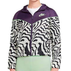 Coupe-Vent Fille Nike Windrunner - Beige/Violet - Multisport - Manches longues