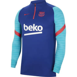 HAUT FC BARCELONE TRAINING TOP ADULTE BLEU 2021