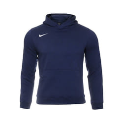 Sweatshirt Garçon NIKE - uni - Bleu foncé - Col capuche - Manches longues