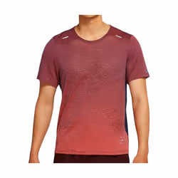 T-Shirt de Running Homme Nike Pinnacle Run Division - Orange - Manches Courtes - Éléments Réfléchissants