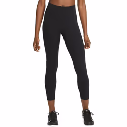Leggings - Nike - One Mid-Rise 78 - Mesh-Panelled - Noir - Femme