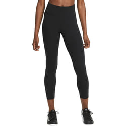 Leggings - Nike - One Mid-Rise 78 - Mesh-Panelled - Noir - Femme