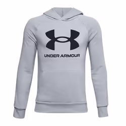 Sweat à capuche garçon Under Armour Rival Fleece Big Logo