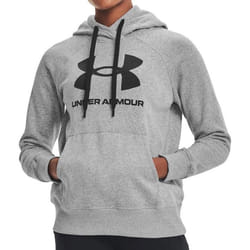 Sweat à capuche femme Under Armour avec logo Rival Fleece