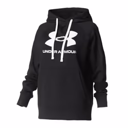 Sweat à capuche femme Under Armour avec logo Rival Fleece