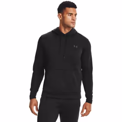 Sweat à capuche Armour Fleece - Homme - Noir - Coupe ample et légère - Taille L