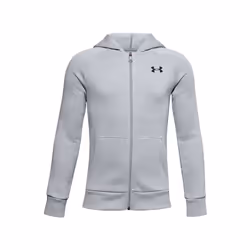 Sweat à capuche garçon Under Armour Rival coton Full Zip