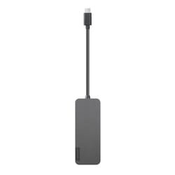 Lenovo 4X90X21427 station d'accueil USB 3.2 Gen 2 (3.1 Gen 2) Type-C Gris