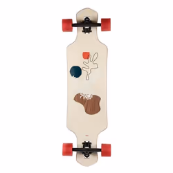 Longboard complet - GLOBE - Geminon 35 - Bois de noyer - Glisse urbaine - Loisir