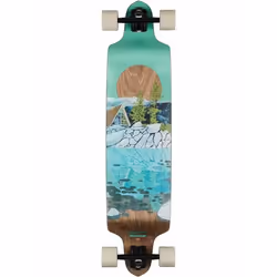 Longboard - GLOBE - Bannerstone Lodge 41 - Bleu - Bois - 4 roues