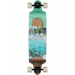 Longboard - GLOBE - Bannerstone Lodge 41 - Bleu - Bois - 4 roues