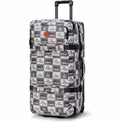 DAKINE Split Roller 110L Hawaii, Chariot, Carapace molle, Noir, Blanc, Large, 2 roue(s), Poche frontale