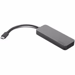 Lenovo GX90X21431 station d'accueil USB 3.2 Gen 2 (3.1 Gen 2) Type-C Noir