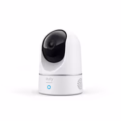 Eufy T8410223, Caméra de sécurité IP, Intérieure, Amazon Alexa &amp; Google Assistant, 2400 MHz, Bureau, Blanc