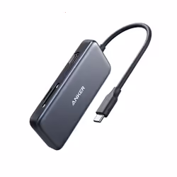 Anker A83340A1, USB 3.2 Gen 1 (3.1 Gen 1) Type-C, Noir, MicroSD (TransFlash), SD, 4K Ultra HD, HDMI, USB 3.2 Gen 1 (3.1 Gen 1 ...
