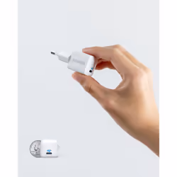 Anker PowerPort III Nano-20W version EU Universel Blanc USB Charge rapide Intérieure