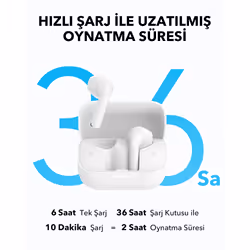 Soundcore A3994G21 K20i Kulaklık Beyaz Blanc