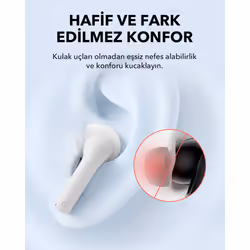 Soundcore A3994G21 K20i Kulaklık Beyaz Casque TWS Ecouteurs Musique USB Type-C Bluetooth Blanc - Vue supplémentaire 4