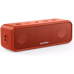 Enceinte Bluetooth Soundcore 3 - Son stéréo 16 WDrivers de diaphragme Pur TitaneTechnologie PartyCastBassUpautonomie 24 héta