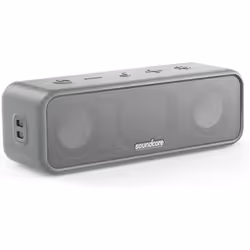 Enceinte Bluetooth Soundcore 3 - Son stéréoDrivers de diaphragme Pur TitaneTechnologie PartyCastBassUpautonomie 24 hétanchéi