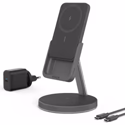 Anker B25A7311, Intérieure, USB, Recharge sans fil, Noir