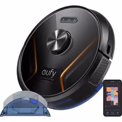 Eufy RoboVac X8 Hybrid EU, Sans sac, Noir