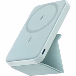 Anker 622 MagGo Batterie Externe magnétique sans Fil 5000 mAh Pliable avec USB-C pour iPhone 14/13/12Vert Jade