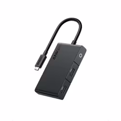 Anker 332, Avec fil, USB 3.2 Gen 1 (3.1 Gen 1) Type-C, 100 W, Noir, 5 Gbit/s, 4K Ultra HD