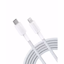 Anker A81B7G21, 3 m, Lightning, USB C, Mâle, Mâle, Blanc