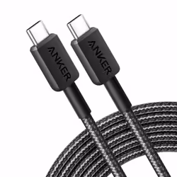 Anker 322, 1,8 m, USB C, USB C, Noir