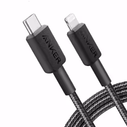 Anker 322, 0,9 m, Lightning, USB C, Mâle, Mâle, Noir