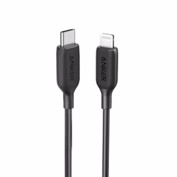 Anker A81B6G11, 1,8 m, USB C, Lightning, Mâle, Mâle, Noir