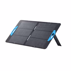 Anker SOLIX PS100, 100 W, Silicium monocristallin, Sol, Noir, Bleu, 30 - 80°, 23%