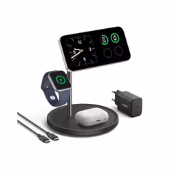 Anker MagGo Universel Noir USB Recharge sans fil Charge rapide Intérieure