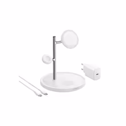 Anker MagGo, Intérieure, USB, Recharge sans fil, Blanc