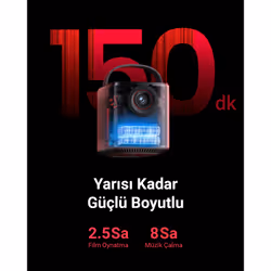 Anker Nebula Mars 3 Air Akıllı Taşınabilir Wifi Kablosuz Projeksiyon Cihazı vidéo-projecteur Module de projecteur 400 ANSI lumens LCD 1080p (1920x1080) Noir - Vue supplémentaire 5