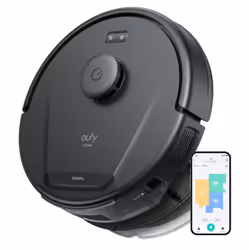 Eufy Clean L60 Hybrid, Sans sac, Noir, Rond, 0,35 L, 0,28 L, Chargement