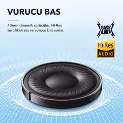 Soundcore Q20i Beyaz Casque Avec fil Arceau USB Type-C Bluetooth Blanc - Vue supplémentaire 2