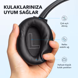 Soundcore Q20i Beyaz Casque Avec fil Arceau USB Type-C Bluetooth Blanc - Vue supplémentaire 5
