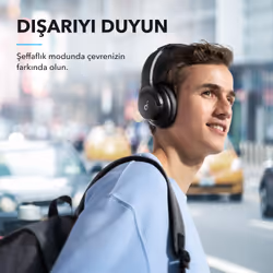 Soundcore Q20i Beyaz Casque Avec fil Arceau USB Type-C Bluetooth Blanc - Vue supplémentaire 6