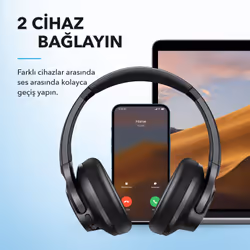 Soundcore Q20i Beyaz Casque Avec fil Arceau USB Type-C Bluetooth Blanc - Vue supplémentaire 7