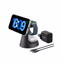 Anker MagGo Casque, Smartphone, Smartwatch Noir USB Recharge sans fil Charge rapide Intérieure - Vue supplémentaire 2