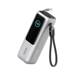 Batterie externe - ANKER - A1695H41 - 165W - Câble USB‑C rétractable - Argent