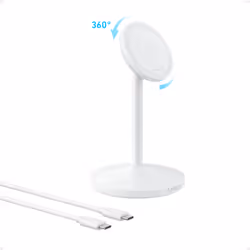 Anker MagGo Écouteurs, Casque, Smartphone, Smartwatch Blanc USB Recharge sans fil Charge rapide Intérieure