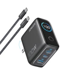 Anker B121B Universel Noir Secteur Charge rapide Intérieure