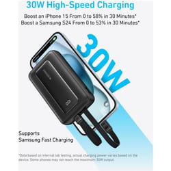 Anker Power Bank 10000mAh 30W USB-C L Cable Noir