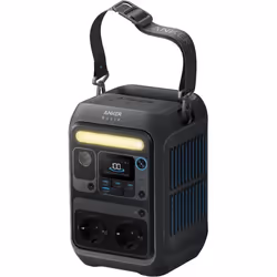 Station électrique Anker SOLIX C300X AC avec bandoulière 1*300w