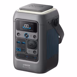 Anker Solix C300 DC station d'alimentation portable 7 Phosphate de fer lithié (LiFePo4) 90000 mAh 300 W 2,8 kg