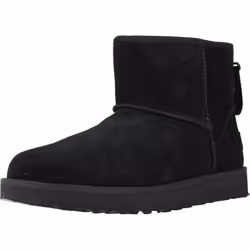 UGG W CLASSIC MINI LOGO ZIP COULEUR NOIR BLACK