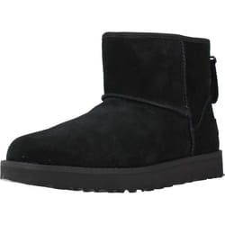 UGG W CLASSIC MINI LOGO ZIP COULEUR NOIR BLACK
